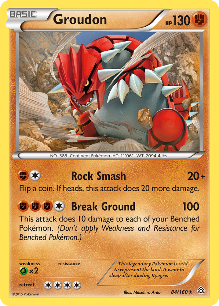 Groudon (84/160) [XY : Primal Clash] 