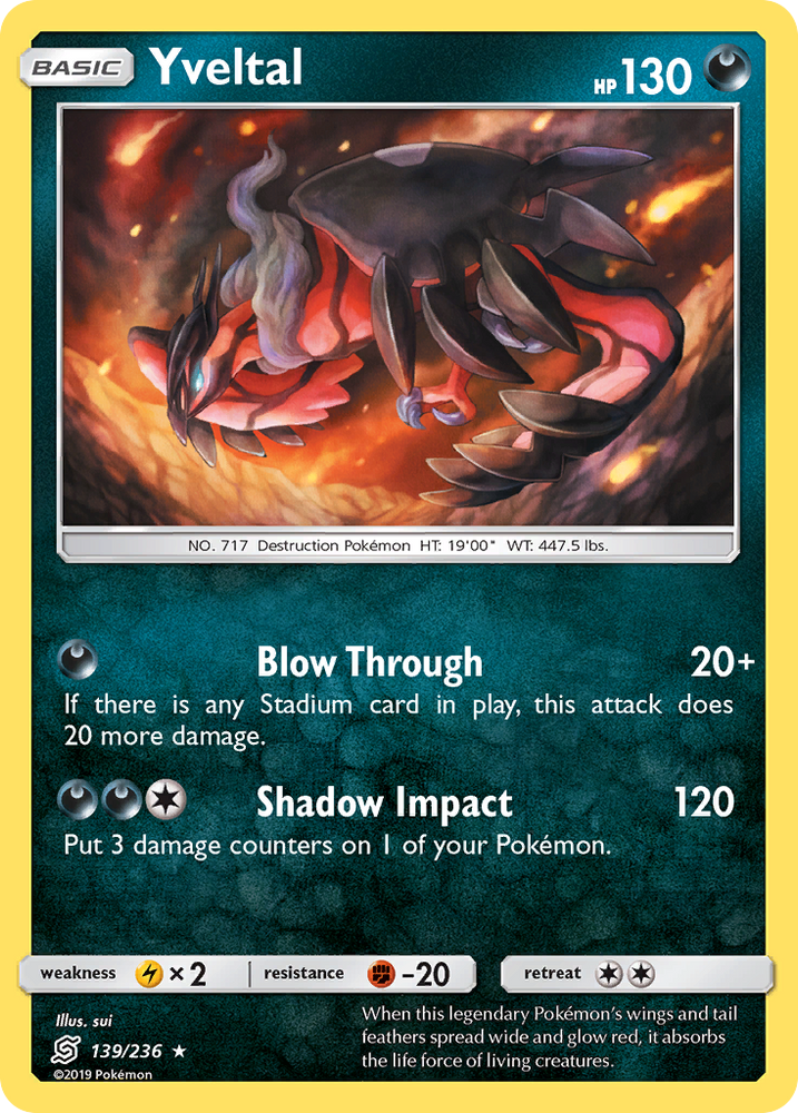 Yveltal (139/236) [Soleil et Lune : Esprits unifiés] 