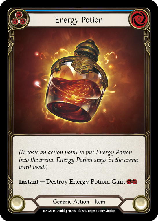 Potion énergétique [TEA028-R] (Deck Dorinthea Hero) 1ère édition normale 