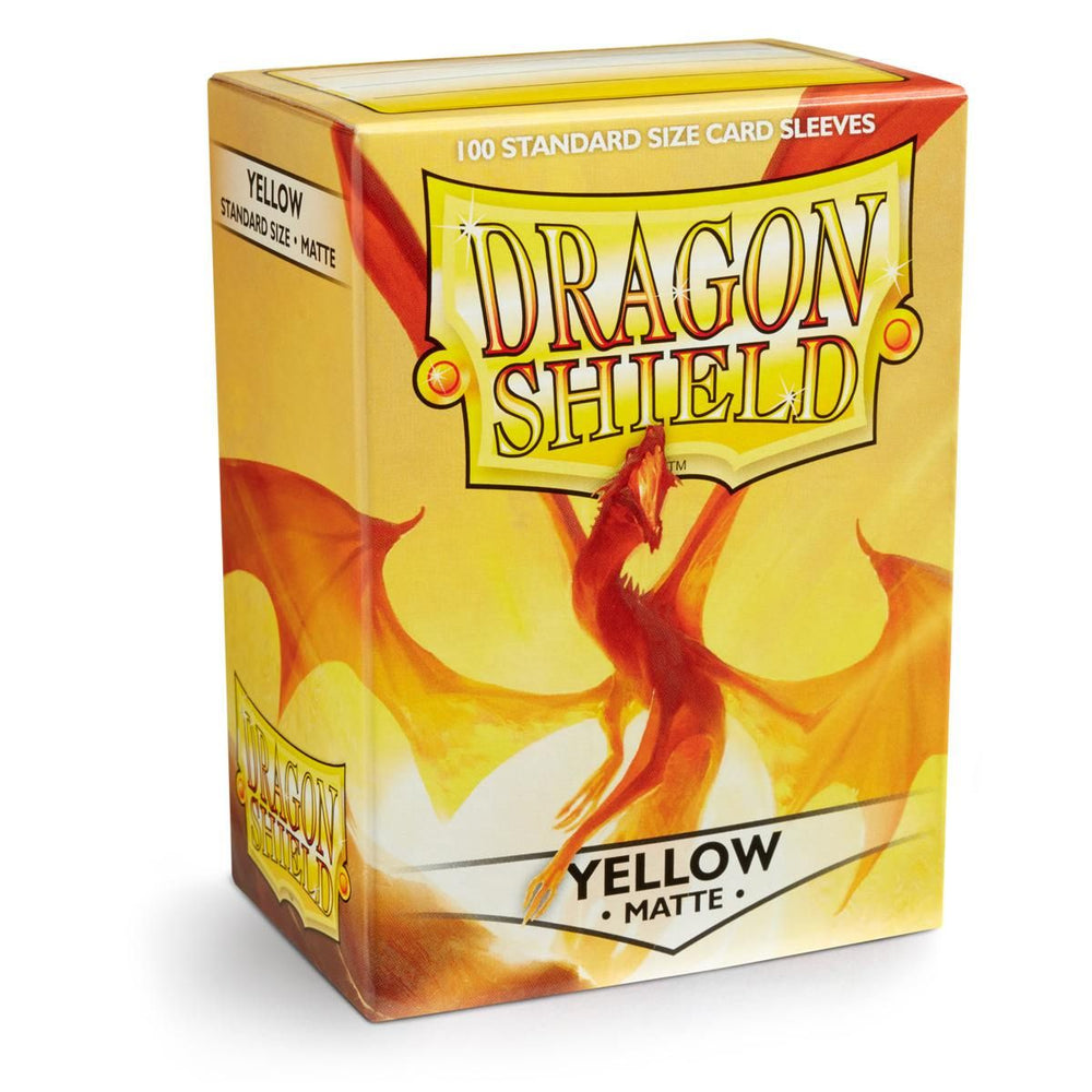 Dragon Shield : Pochettes standard 100 ct – Jaune (mat) 