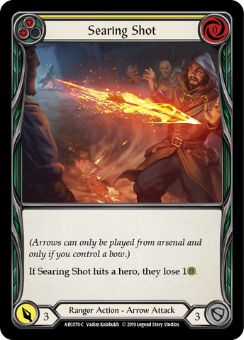 Searing Shot (Jaune) [ARC070-C] (Arcane Rising) 1ère édition Rainbow Foil 