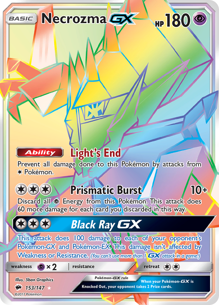 Necrozma GX (153/147) [Soleil et Lune : Ombres brûlantes] 