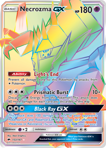 Necrozma GX (153/147) [Soleil et Lune : Ombres brûlantes] 