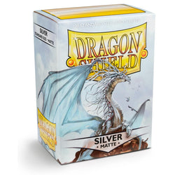 Dragon Shield : Pochettes standard 100 ct – Argent (mat) 