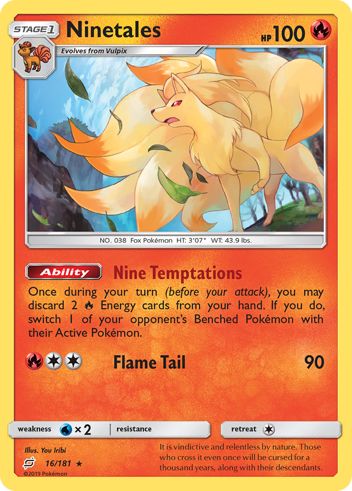 Ninetales (16/181) [Soleil et Lune : Faites équipe] 