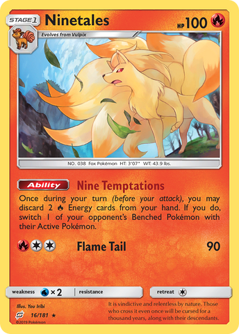 Ninetales (16/181) [Soleil et Lune : Faites équipe] 