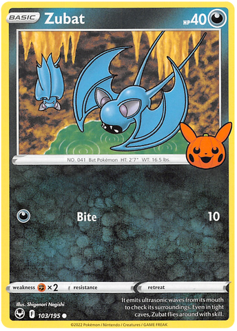 Zubat (103/195) [Des bonbons ou un échange 2023] 