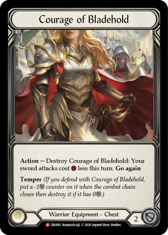 Courage of Bladehold [CRU081] (Crucible of War) 1ère édition Cold Foil 