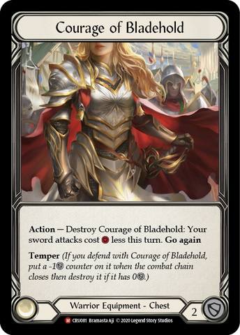 Courage of Bladehold [CRU081] (Crucible of War) 1ère édition Cold Foil 