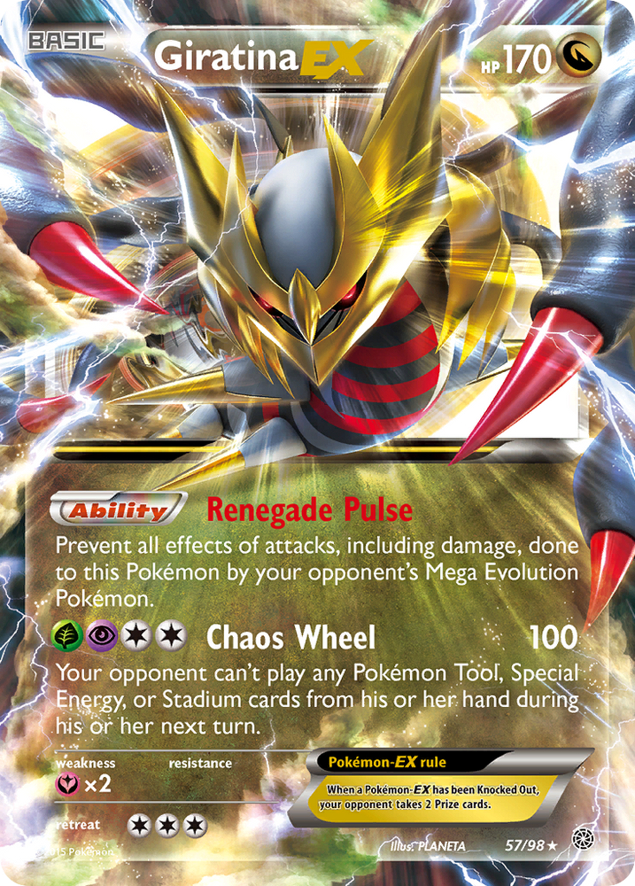 Giratina EX (57/98) [XY : Origines anciennes] 