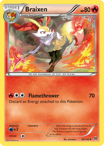 Braixen (26/162) [XY : PERCÉE] 