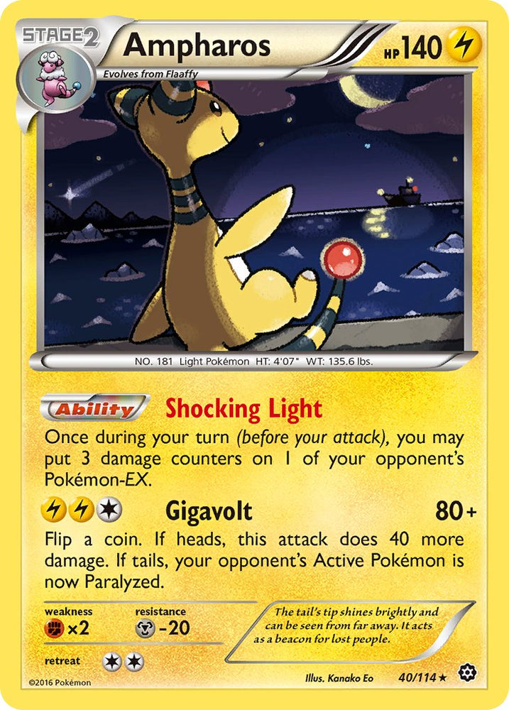 Ampharos (40/114) (Thème Deck exclusif) [XY : Steam Siege] 