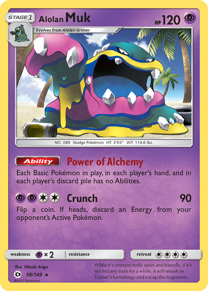 Alolan Muk (58/149) [Soleil et Lune : ensemble de base] 