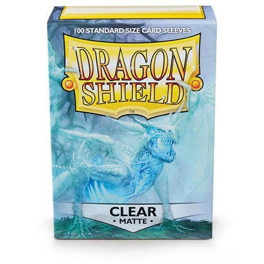 Dragon Shield : Pochettes standard 100 ct – Transparentes (mates) 