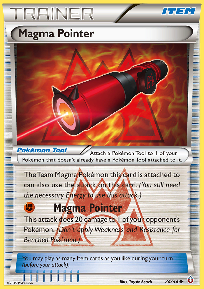 Pointeur de Magma (24/34) [XY : Double Crise] 