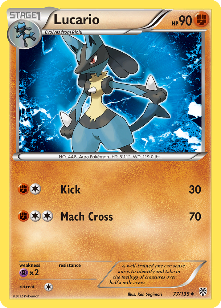 Lucario (77/135) [Black & White: Plasma Storm]