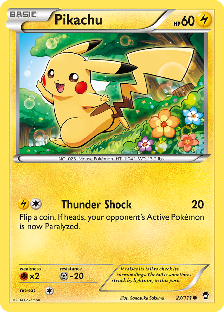 Pikachu (27/111) [XY : Poings furieux] 