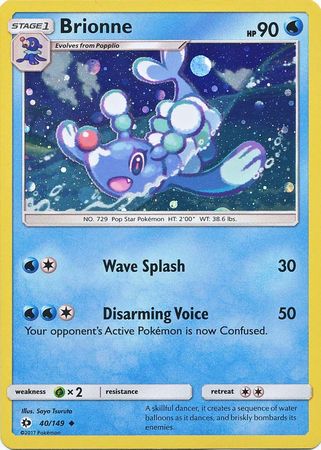 Brionne (40/149) (Cosmos Holo) [Soleil et Lune : Ensemble de base] 