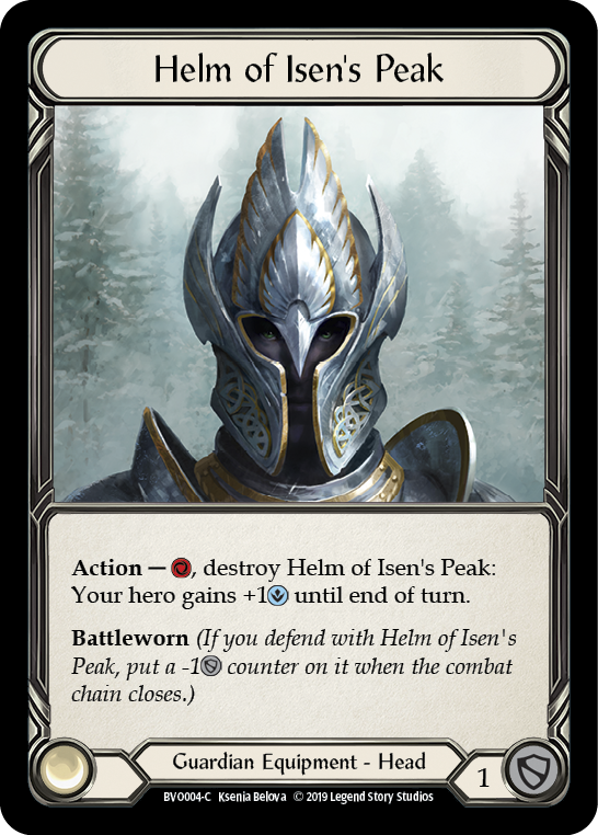 Helm of Isen's Peak [BVO004-C] (Bravo Hero Deck) 1ère édition Normal 