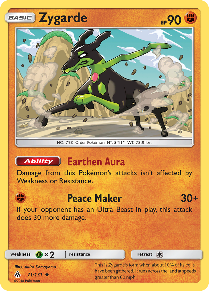 Zygarde (71/131) [Soleil et Lune : Lumière interdite] 