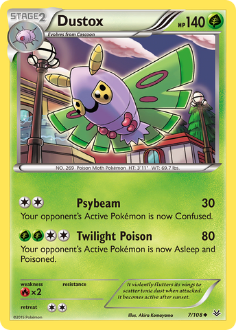 Dustox (7/108) [XY : Ciel rugissant] 