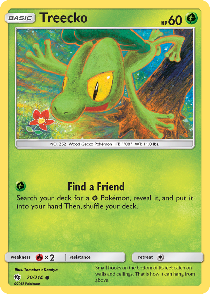 Treecko (20/214) [Soleil et Lune : Tonnerre perdu] 