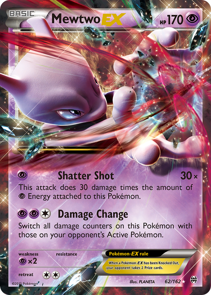 Mewtwo EX (62/162) [XY : PERCÉE] 