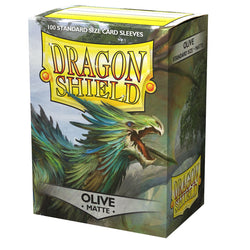 Dragon Shield : Pochettes standard 100 ct – Olive (mat) 