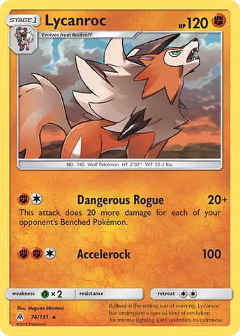 Lycanroc (76/131) [Soleil et Lune : Lumière interdite] 