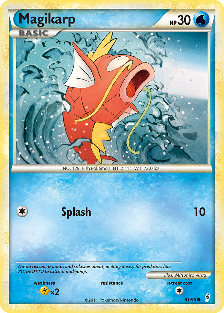 Magikarpe (61/95) [HeartGold &amp; SoulSilver : Call of Legends] 