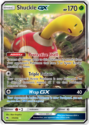 Shuckle GX (17/214) [Soleil et Lune : Tonnerre perdu] 