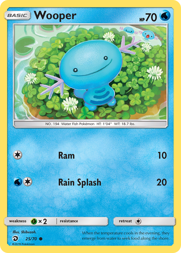 Wooper (25/70) [Soleil et Lune : Majesté du Dragon] 