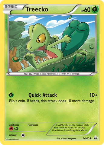 Treecko (6/160) [XY : Primal Clash] 