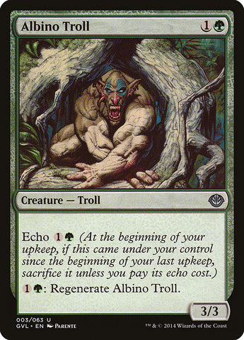 Albino Troll (Garruk contre Liliana) [Duel Decks Anthologie] 