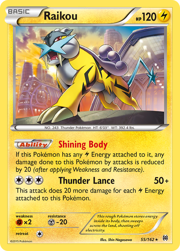 Raikou (55/162) [XY : PERCÉE] 