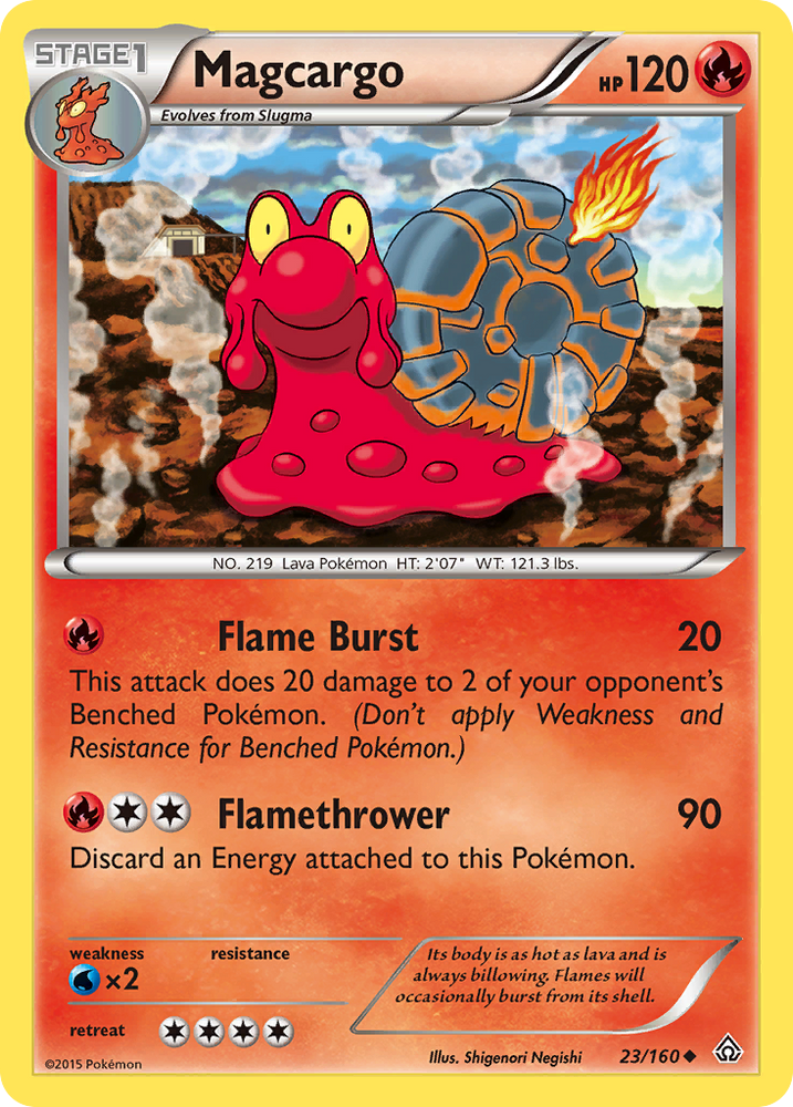 Magcargo (23/160) [XY : Primal Clash] 