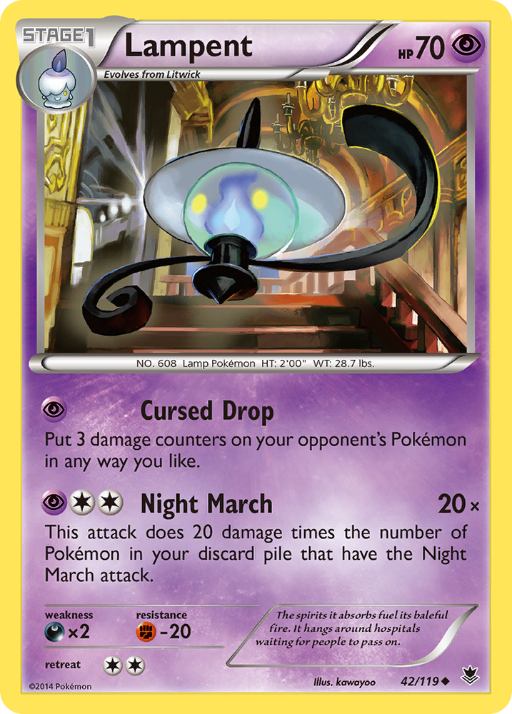 Lampent (42/119) [XY : Forces fantômes] 