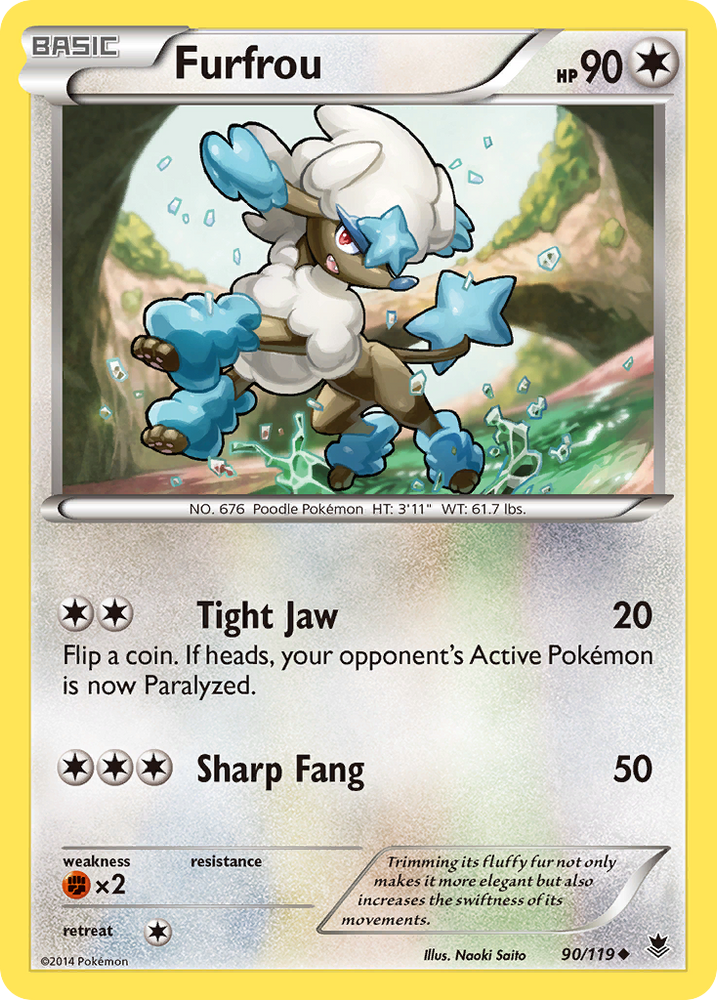 Furfrou (90/119) [XY : Forces Fantômes] 