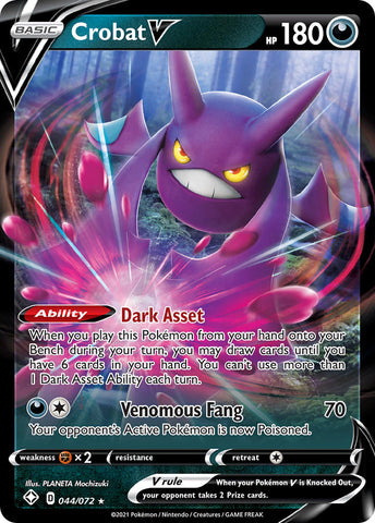 Crobat V (044/072) [Épée et Bouclier : Shining Fates] 