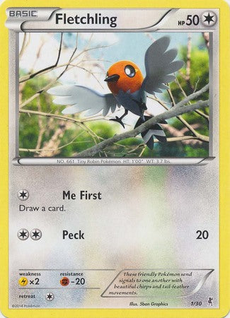 Fletchling (1/30) [XY : Kit d'entraînement 1 - Bisharp] 