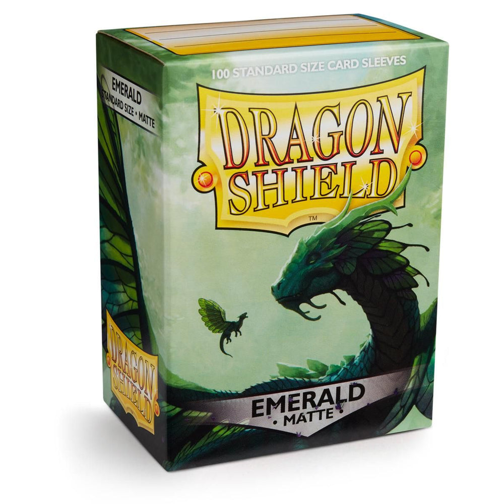 Dragon Shield : Pochettes standard 100 ct – Émeraude (mat) 