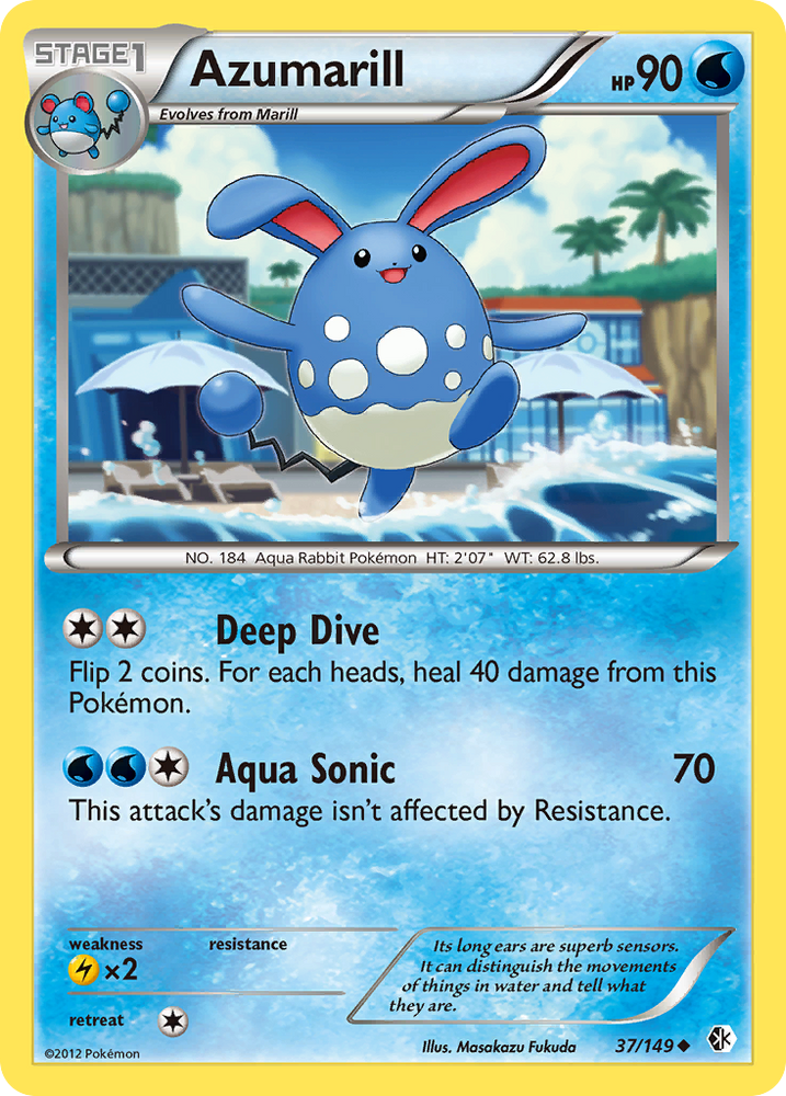 Azumarill (37/149) [Noir et blanc : frontières franchies] 