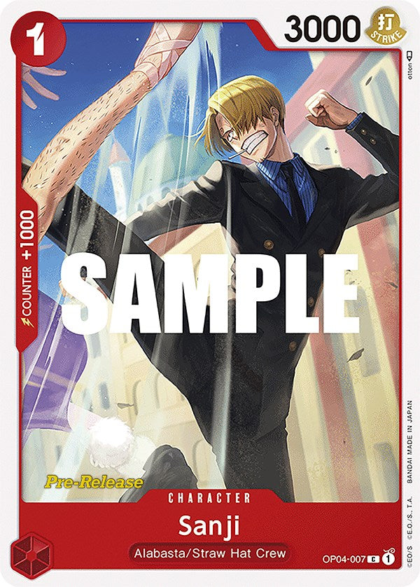 Sanji [Cartes pré-version de Kingdoms of Intrigue] 