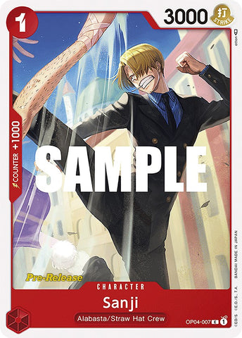 Sanji [Cartes pré-version de Kingdoms of Intrigue] 