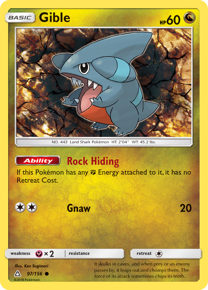 Gible (97/156) [Soleil et Lune : Ultra Prisme] 