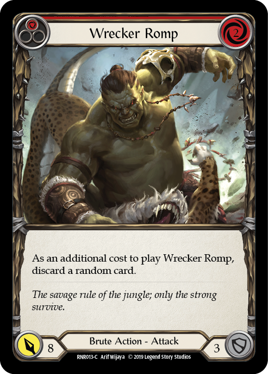 Wrecker Romp (Rouge) [RNR013-C] (Rhinar Hero Deck) 1ère édition Normal 