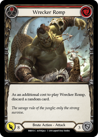 Wrecker Romp (Rouge) [RNR013-C] (Rhinar Hero Deck) 1ère édition Normal 