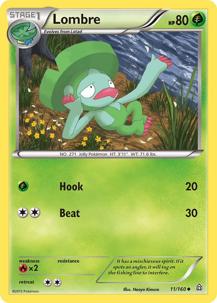 Lombre (11/160) [XY : Primal Clash] 