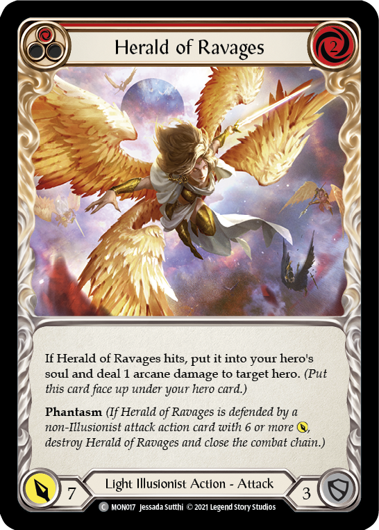 Herald of Ravages (Rouge) [MON017] (Monarch) 1ère édition Normal 