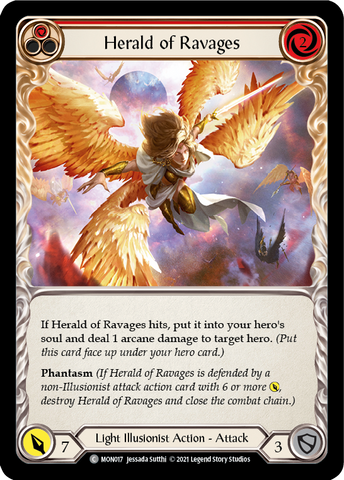 Herald of Ravages (Rouge) [MON017] (Monarch) 1ère édition Normal 